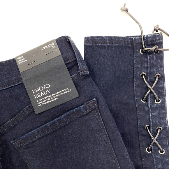 J Brand Jeans Barneys NY Maria Bluebird Side Lace - Picture 9 of 11